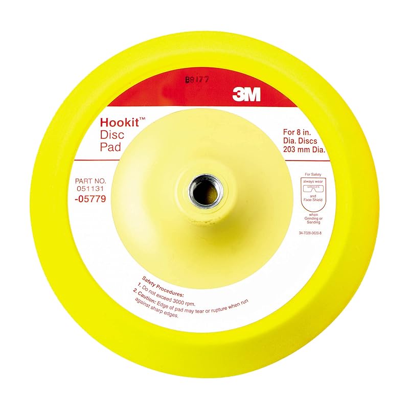 Suporte para Disco Abrasivo 3M Hookit 05779, 20,3 cm, Rosca 5/8-11
