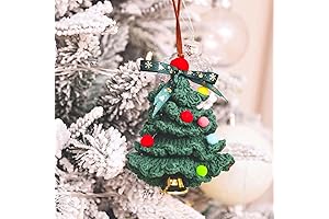 Knit Christmas Ornaments 2022, Festive Handmade Hanging Decor