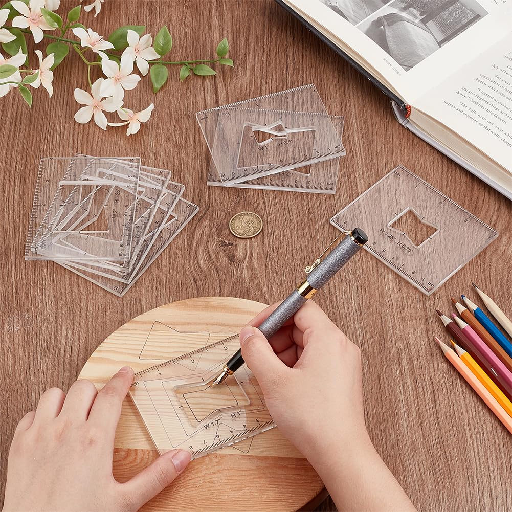 PH PandaHall Pack of 8 Router Template - Image 3
