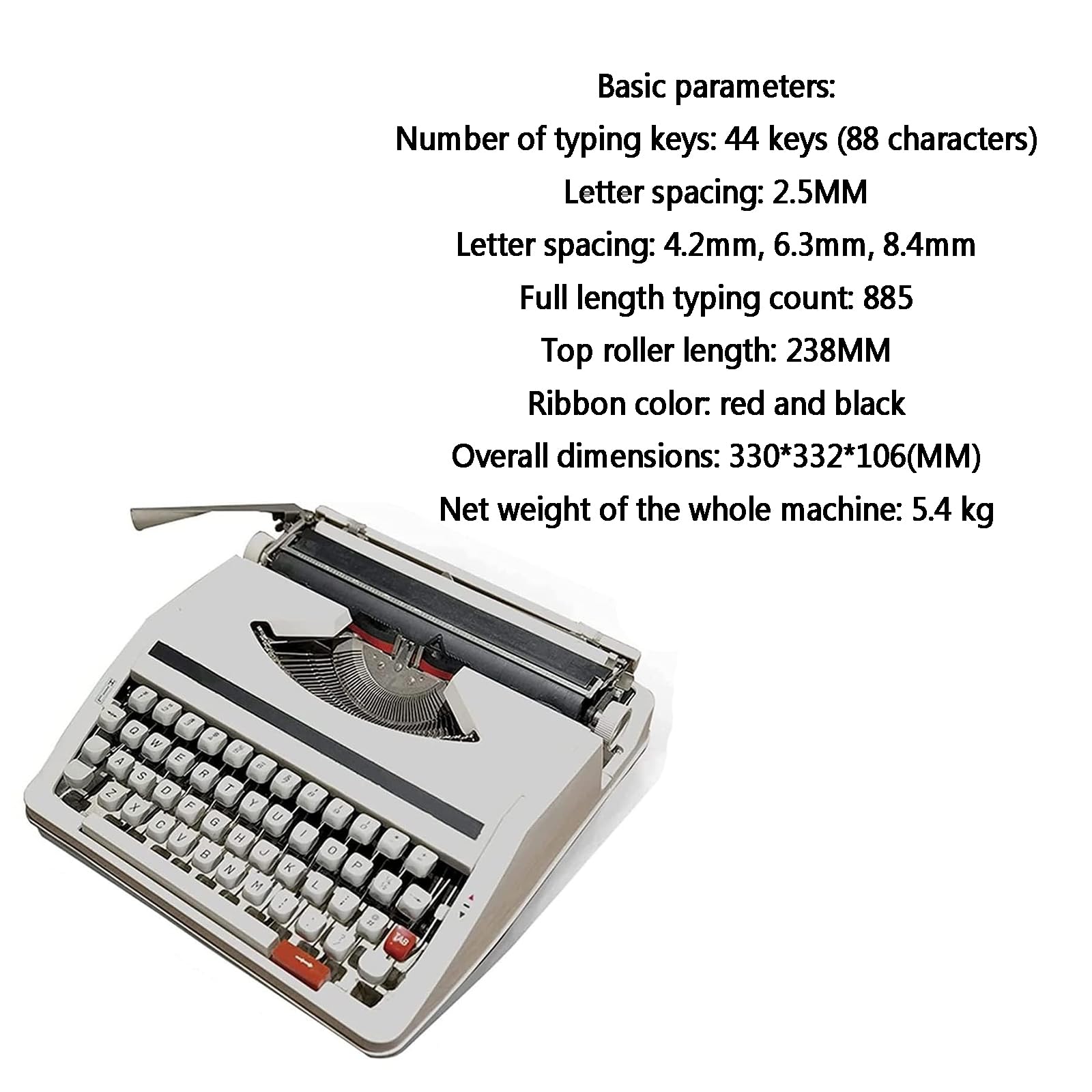 Amazon | 昔ながらの機械式英語タイプライター、伝統的なポータブル