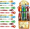 TINYMILLS 24 Pcs Wizard Multi Point Stackable Push Pencil Assortment with Eraser for Wizard Birthday Party Favor Prize Carnival Goodie Bag Stuffers Classroom Rewards Pinata Fillers