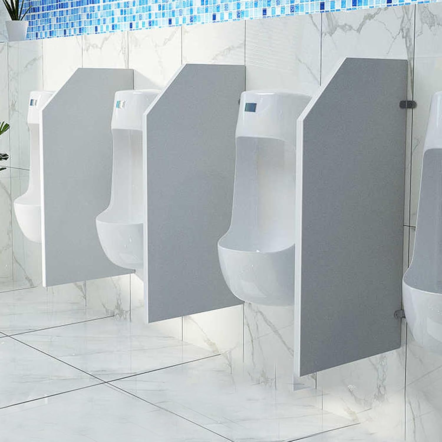 Toilet partition, Wall-Mounted Urinal Screen Toilet Partition, Men's Urinal Privacy Screen Divider Partition, for Hotel,Schools,Shopping Malls Public Places
