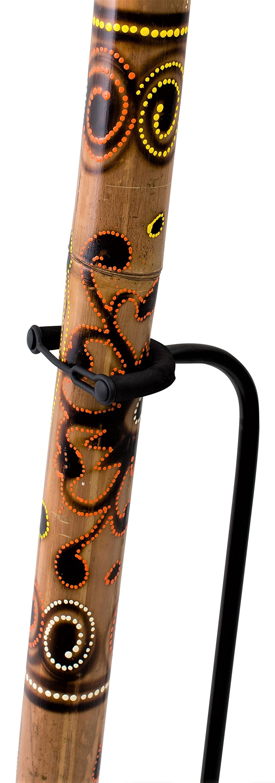 Didgeridoo carved in bambù che include corso online - Cera d'api - Custodia per Didgeridoo - Supporto per didgeridoo