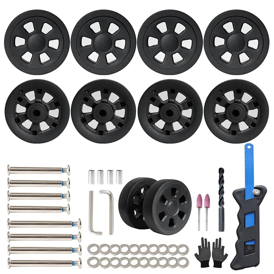 Amazon.co.jp: 60mmスーツケースタイヤ交換 静音キャスター