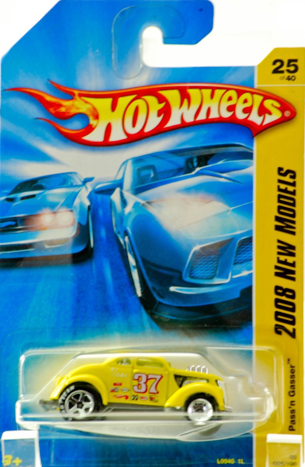 Mattel Hot Wheels 2008 025 25 New Models Yellow Pass'n Gasser Diecast Model Toy Car