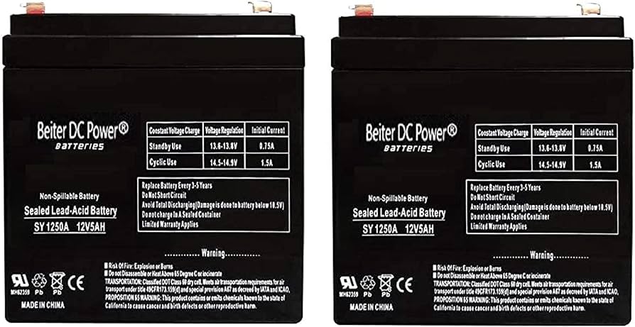 Amazon.com: 24-Volt Battery Pack (Consist of (2) 12 Volt Batteries