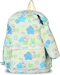 VGRASSP 2 Pcs Kids School Backpack Set with Pencil Pouch - Lightweight Bag for Boys and Girls with Spacious Zipper Compart Price In India