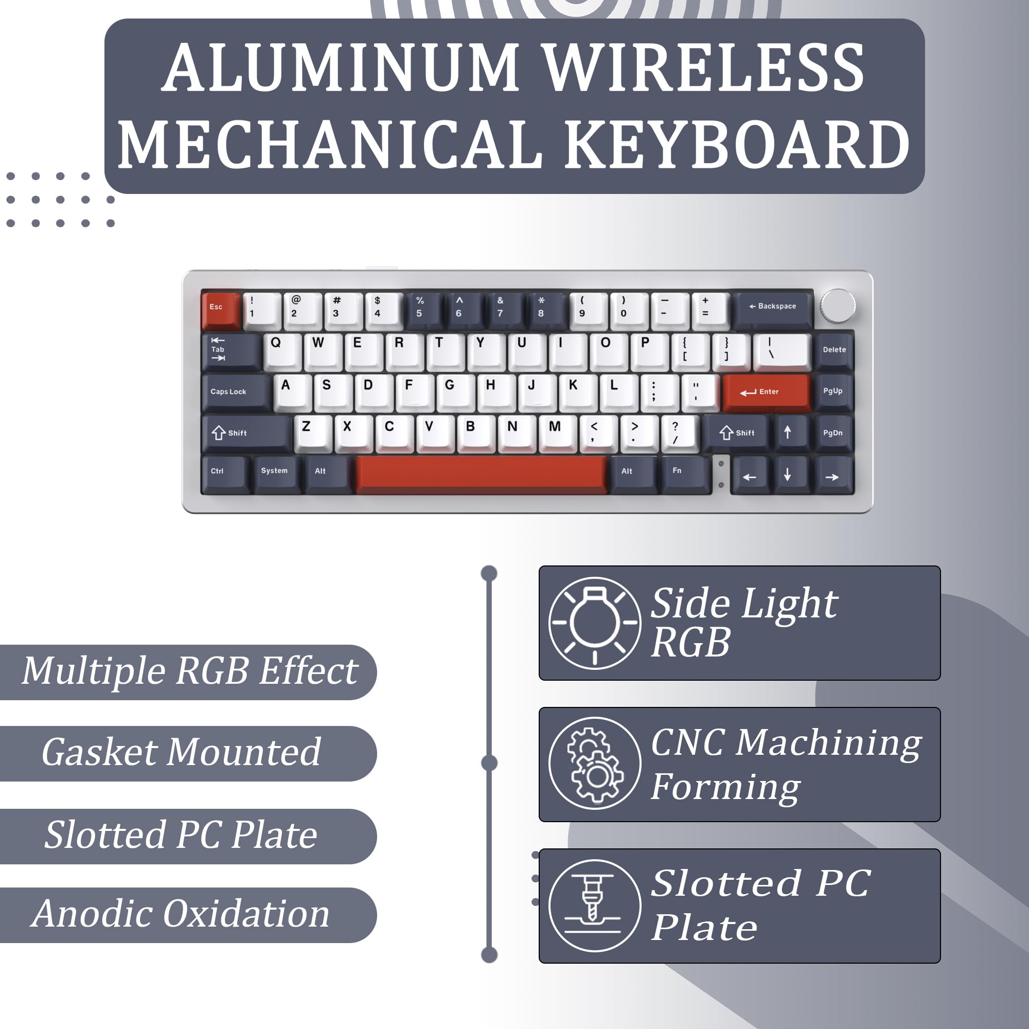 Amazon.com: EMB Nabi Series NB1 65% Wireless Mechanical Gaming