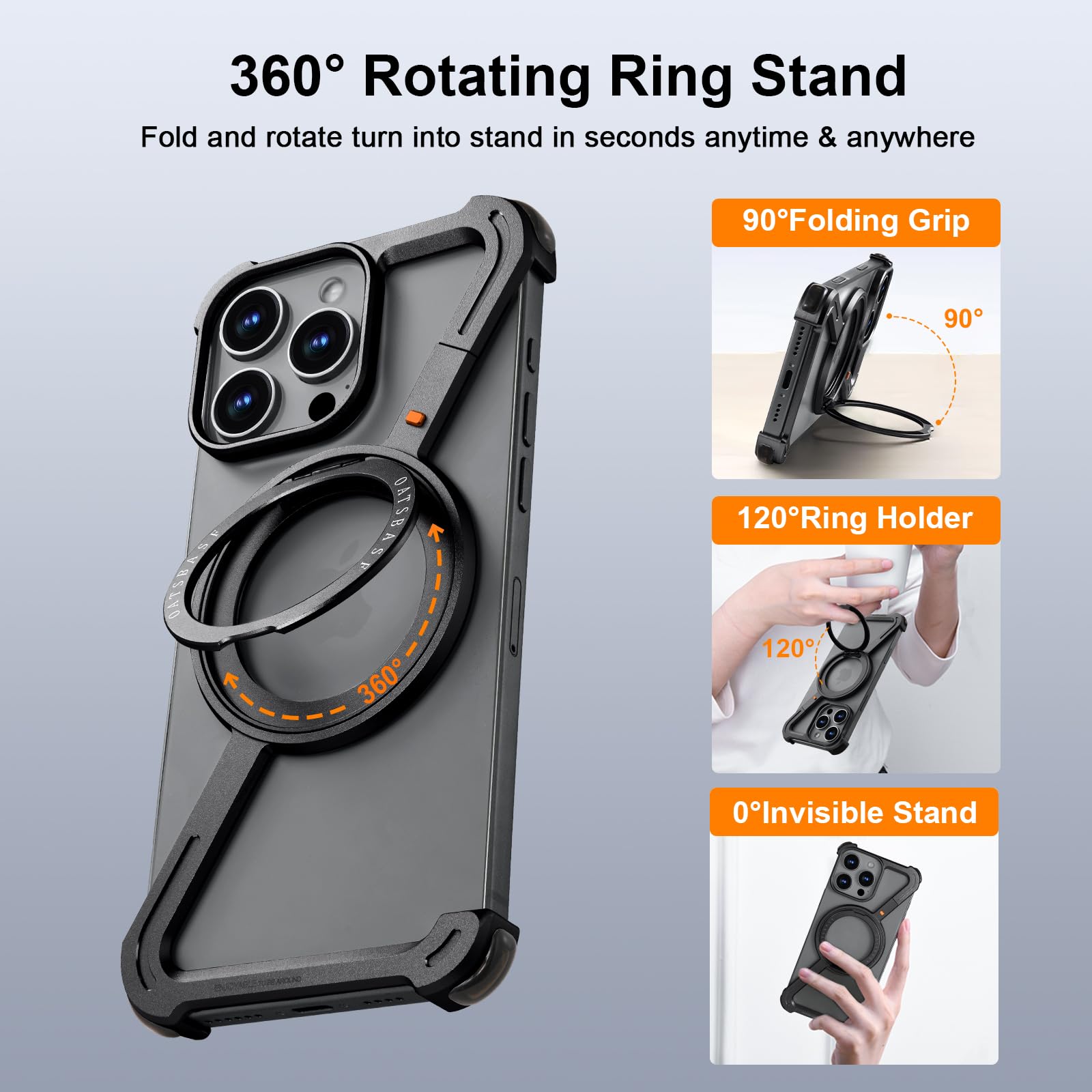Amazon.com: NIFBANG Z Case for iPhone 15 Pro Max Phone Cases,360