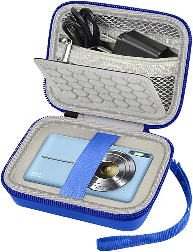 AbergBest 21 Mega Pixels 2.7" LCD Recargable HDKodak PixproCanon PowerShot ELPH 180190  Sony DSCW800  DSCW830 - Funda protectora para cámara
