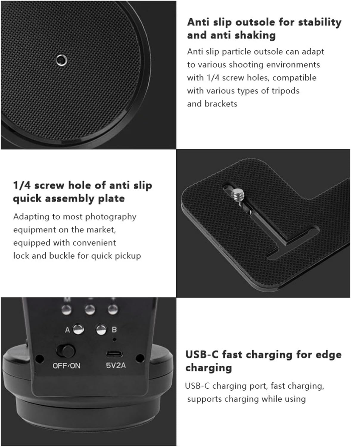 Diagram showing the dimensions of the YT800 Electric Pan-Tilt Head: 142mm height and 115mm width.