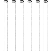 Vista 8 de Chunyin - 6 piezas de cadenas de cabello con strass para mujer, joyería de cabello con encanto de perla, accesorios de joyería con cristales, clips