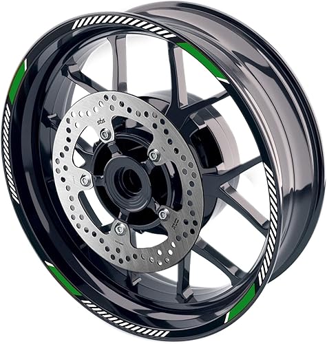 Miniatura 9 de Pegatinas para llantas exteriores de 17 pulgadas, compatibles con YZF R125 MT125 MT07 MT10 MT25 FZ25 MT03, color blanco