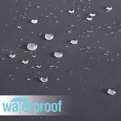 Miniatura 5 de RYB HOME - Cortinas opacas para interior y exterior, cortinas para patio o terraza, cortinas exteriores con pestaña