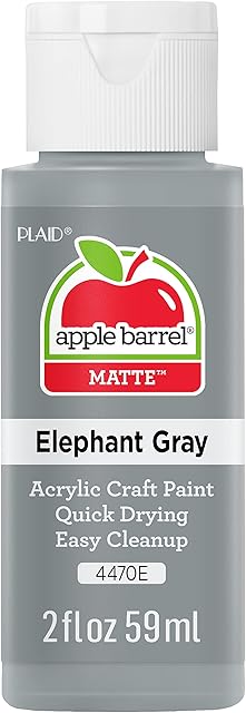 Plaid Acrylic Paint, Elephant Grey, 59 ml (Pack of 1)