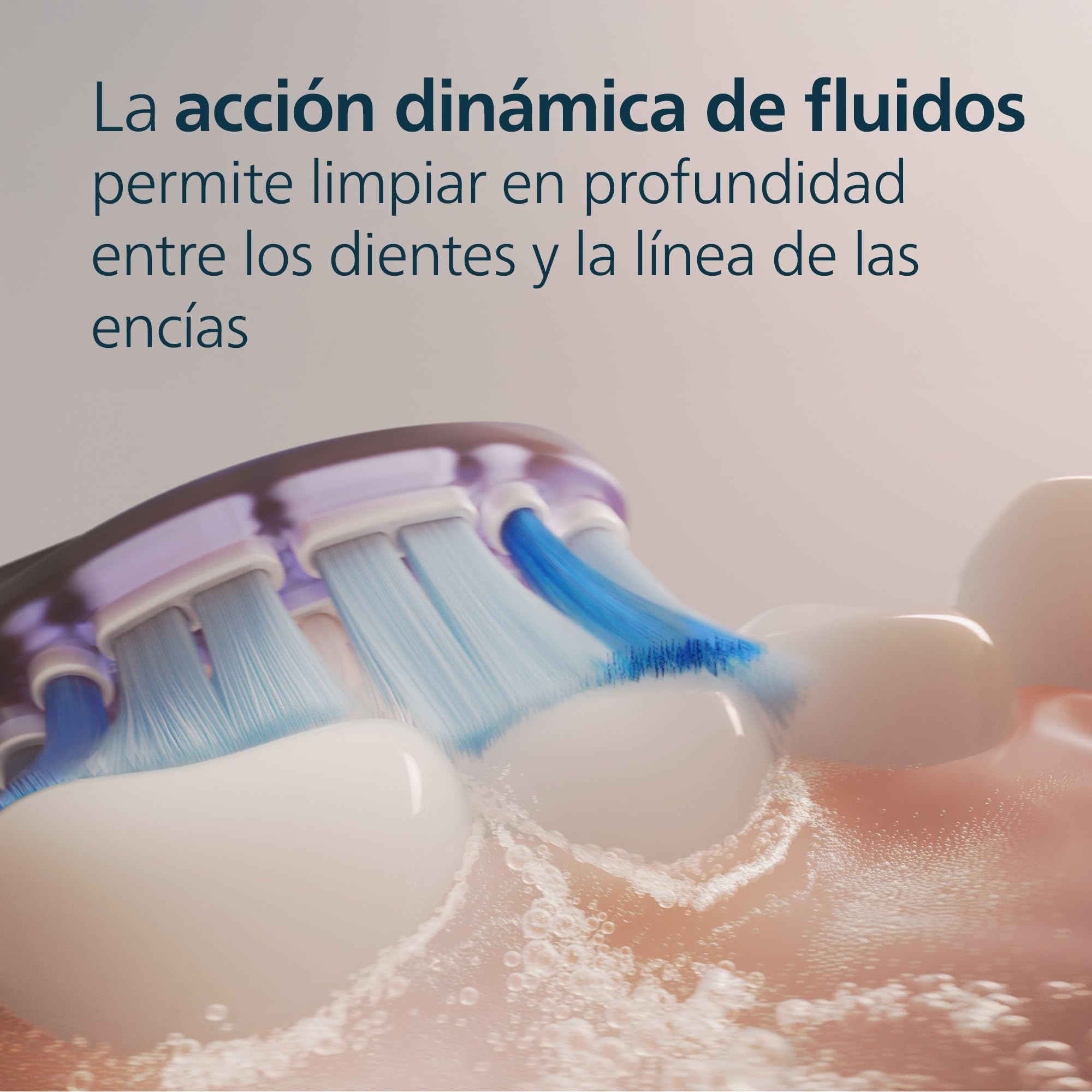 Philips Sonicare AdvancedClean Limited Edition, Cepillo de dientes eléctrico - Smart Screen, sensor de presión, recambio del cabezal de cepillado, 5 modos de cepillado y SmarTimer, rosa, HX3792/12