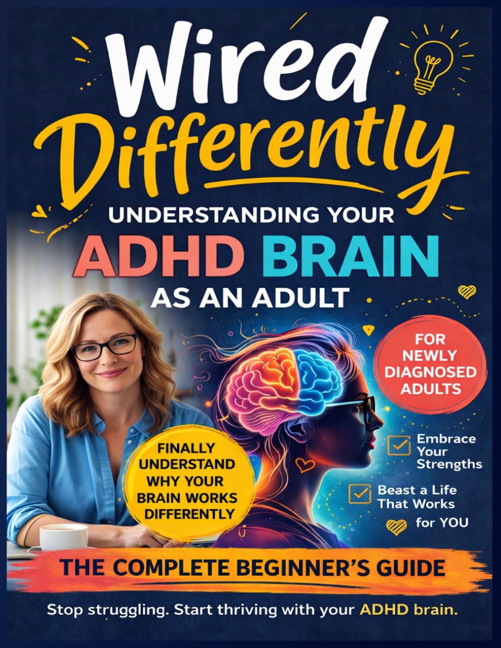 The Complete Life Toolkit for ADHD & Neurodivergent Adults: Your brain isn't broken. It just came with a different manual. (Wired Differently)