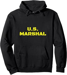 U.S. Marshal United States Marshals Service USMS Costume US Pullover Hoodie