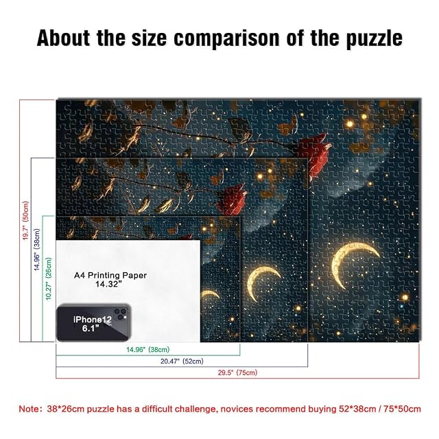 Foto 5 de 6 de Puzzle de 2000 Piezas para Adultos El Principito bajo Las Estrellas Análisis y lógica con Piezas de Formas…