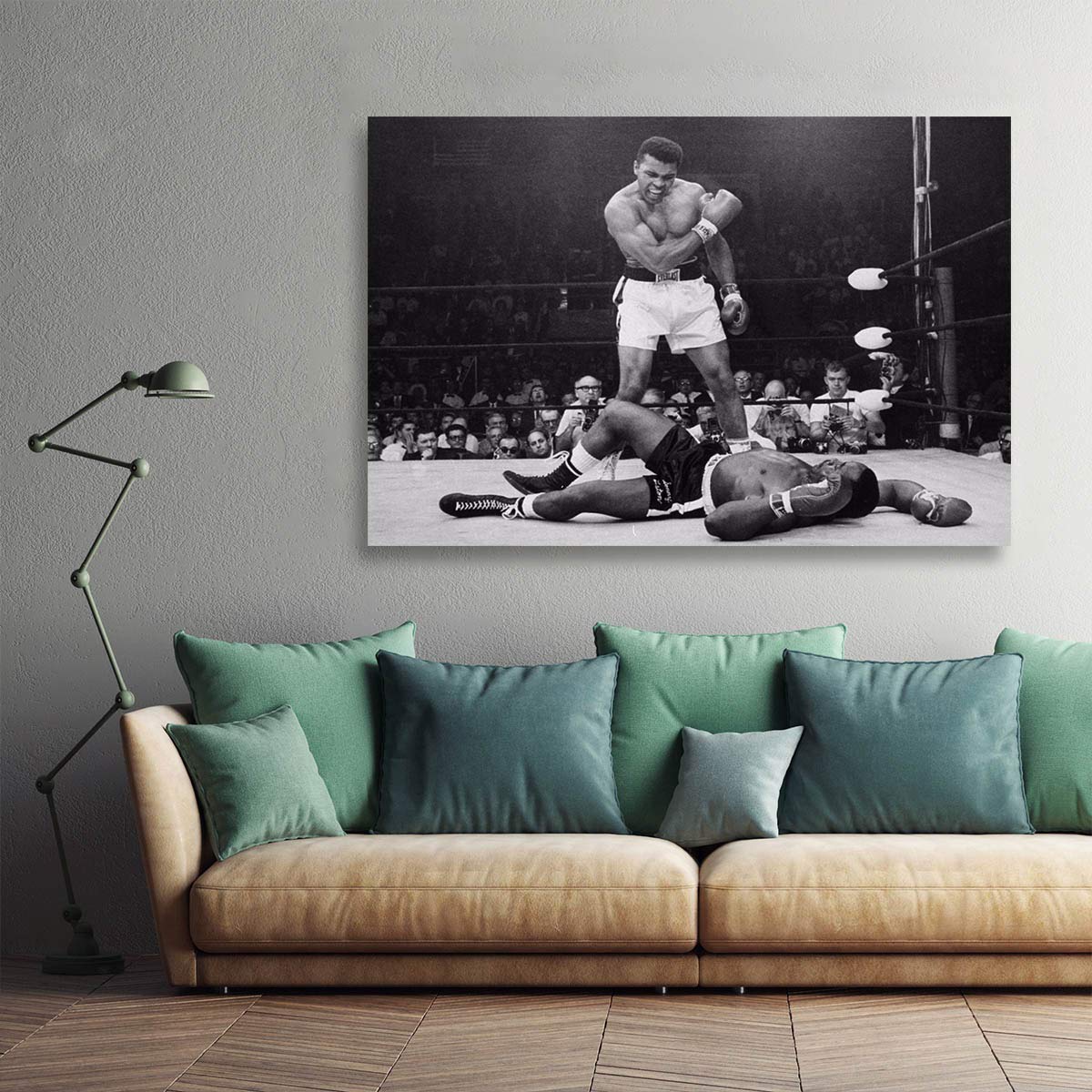 モハメド・アリ 写真アート 額装品 ヴィンテージ風 Jab Champ Jab モハメド・アリ 写真アート 額装品 ヴィンテージ風 Jab Champ Jab