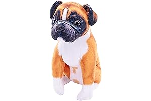 Wild Republic Rescue Boxer Plush Dog Toy for Kids