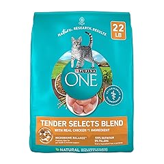 Purina ONE Natural Dry Cat Food, Tender Selects Blend With Real Chicken - 22 lb. Bag