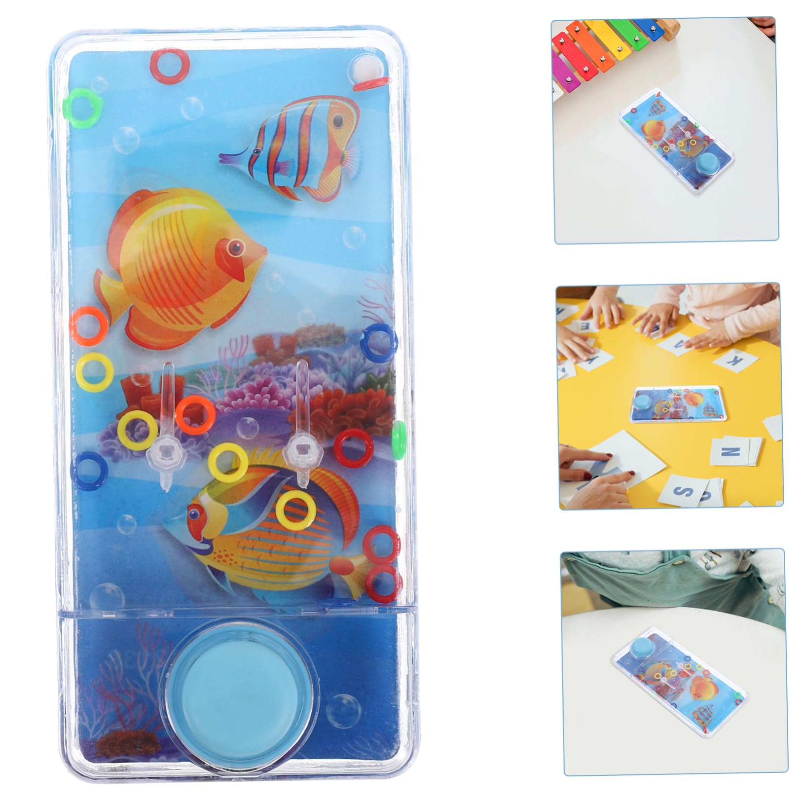 BESPORTBLE 2Pièces Jeux Eau Anneaux pour Garçon Fille Intellectuels Amusants pour Garçons et Filles pour Petites Jeu Adresse Aquatique Portable