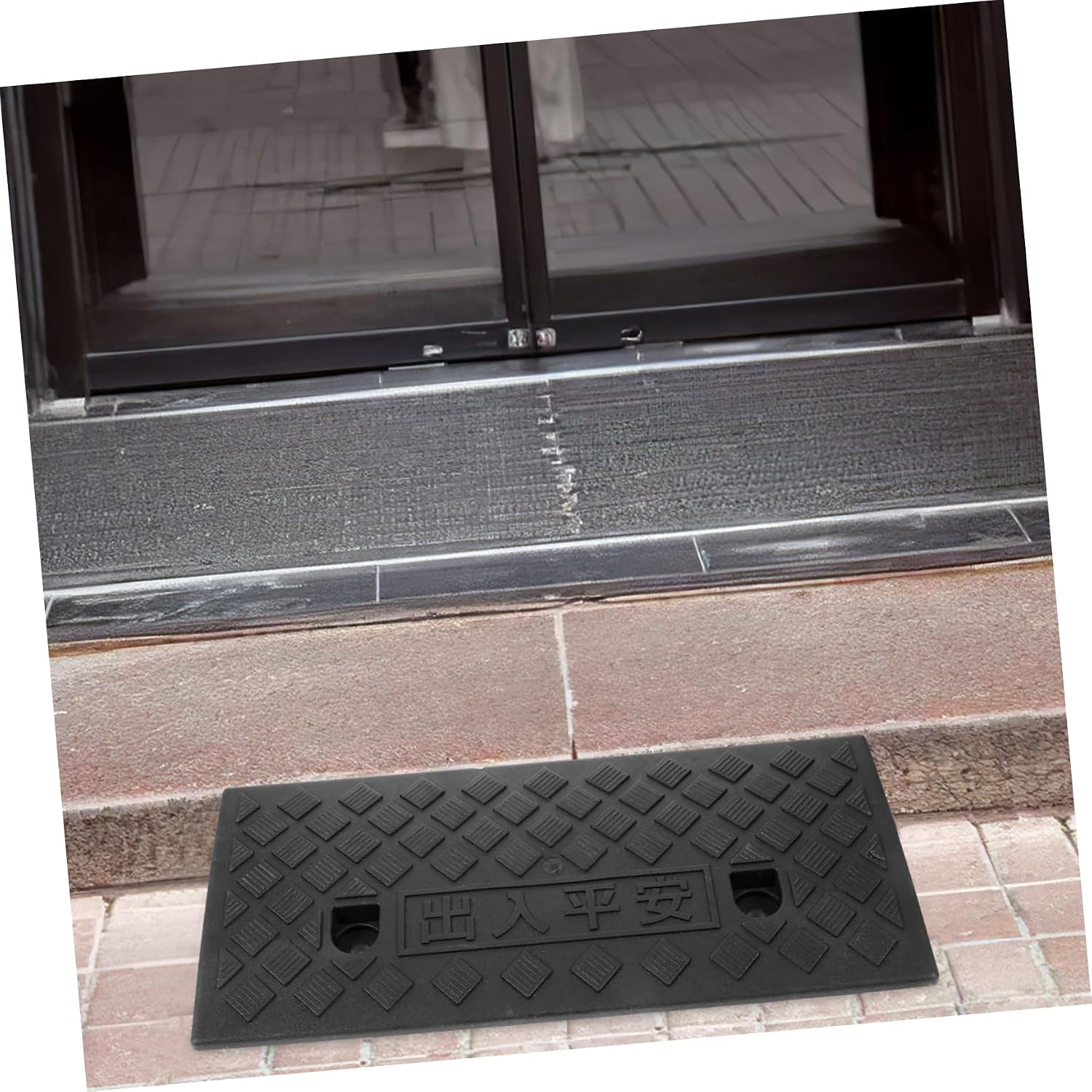 Portable Lightweight Wheelchair Ramp for Doorway Easy to Carry Access Ramp for Home Entrance Vehicle and Step Transition Compact Design for Safe Use