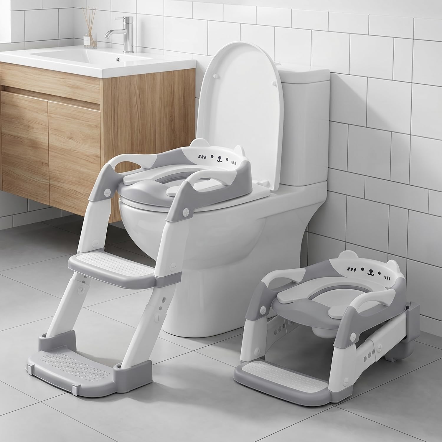 Photo 1 of Snugzy Potty Training Seat - 3-in-1 Toddler Toilet w/ Step Stool