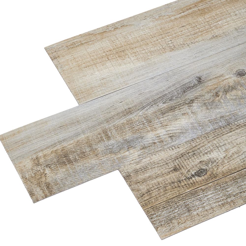 Warmiehomy 36 PCS/5㎡ Self-Adhesive Flooring Planks(Vintage Weathered Oak) — image 1