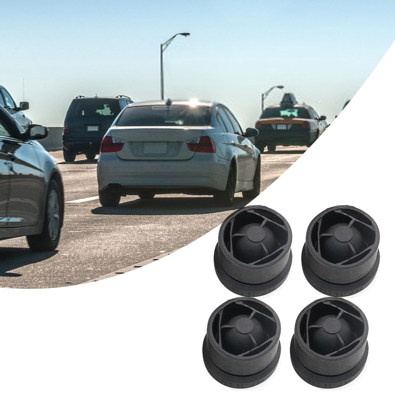 Rebellious 4PCS Gomma Coperture Motore Ammortizzanti Coperture Ammortizzatori Per Sostituzione Senza Difficile E Migliora La Longevità Del Cappuccio