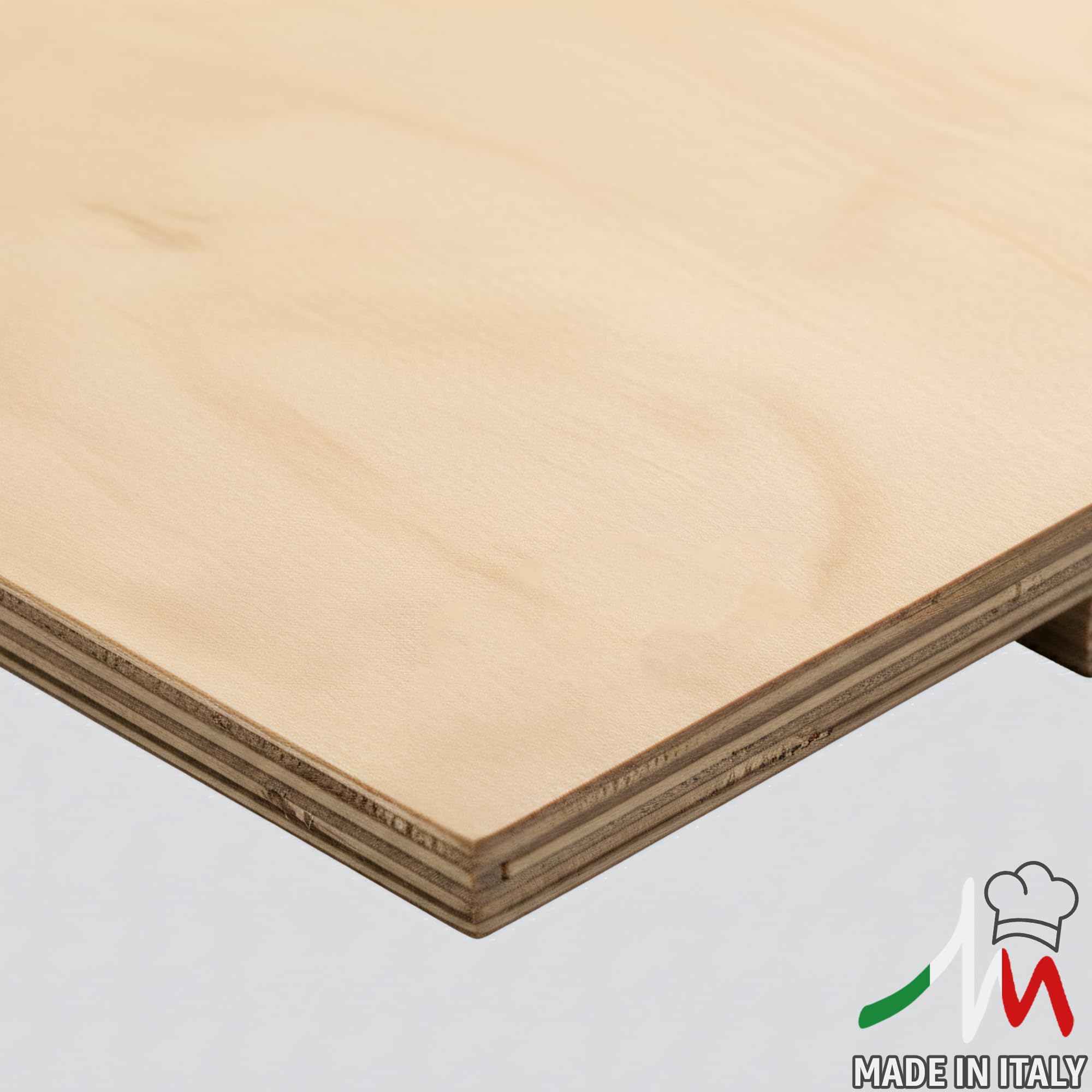 Spianatoia In Legno Di Betulla 75x50 Cm, Made In Italy, Certificata MOCA, Per Pasta E Pizza – Superficie Levigata E Stabile