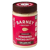 Vista 8 de Barney Butter Mantequilla de almendras en polvo, chocolate, tarro de 8 onzas, sin OMG, sin gluten, keto, paleo, vegano