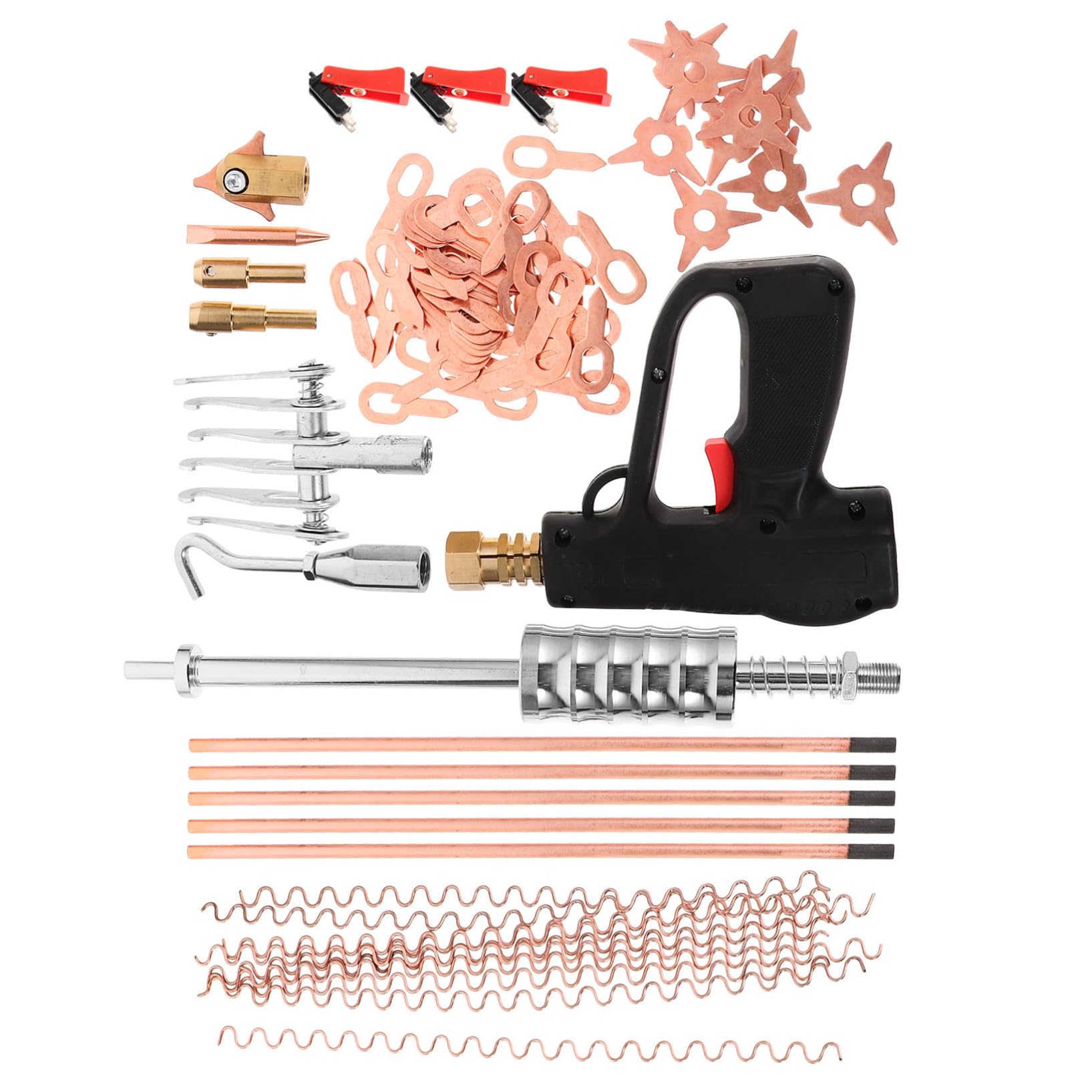 Kit de débosselage carrosserie en fer robuste pour redresser les impacts de voiture