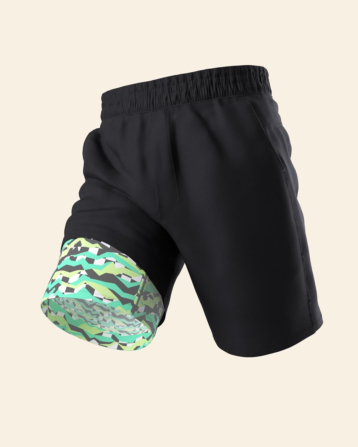 Shinesty Hammock Support Pouch Gym Shorts for Men