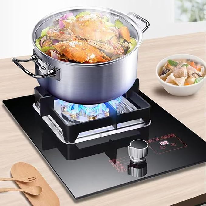 Estufa de Gas 1 Quemador 5.2kW Empotrable con Temporizador y Protección miniatura 2