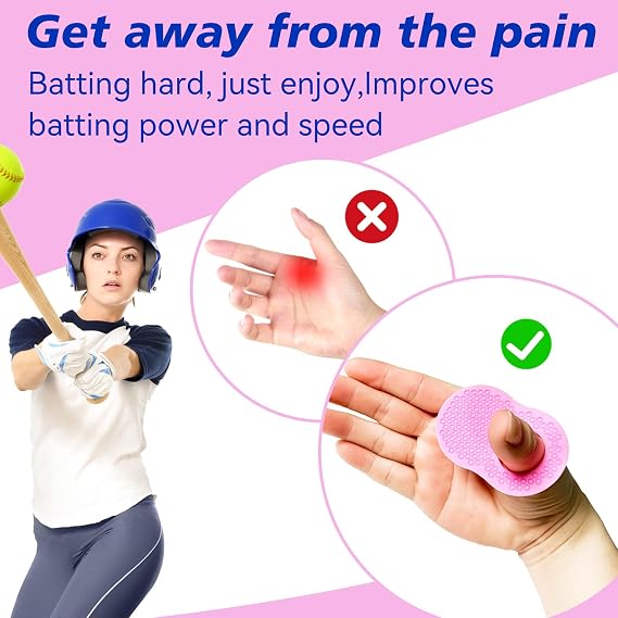 2 Pack Batter's Baseball Thumb Guard for Pro Batters, Hitter Training Aid, Thumb Guard Baseball & Softball Baseball Batting Grip Baseball Accessories Baseball Training Equipment Reduce Bat Sting-Black