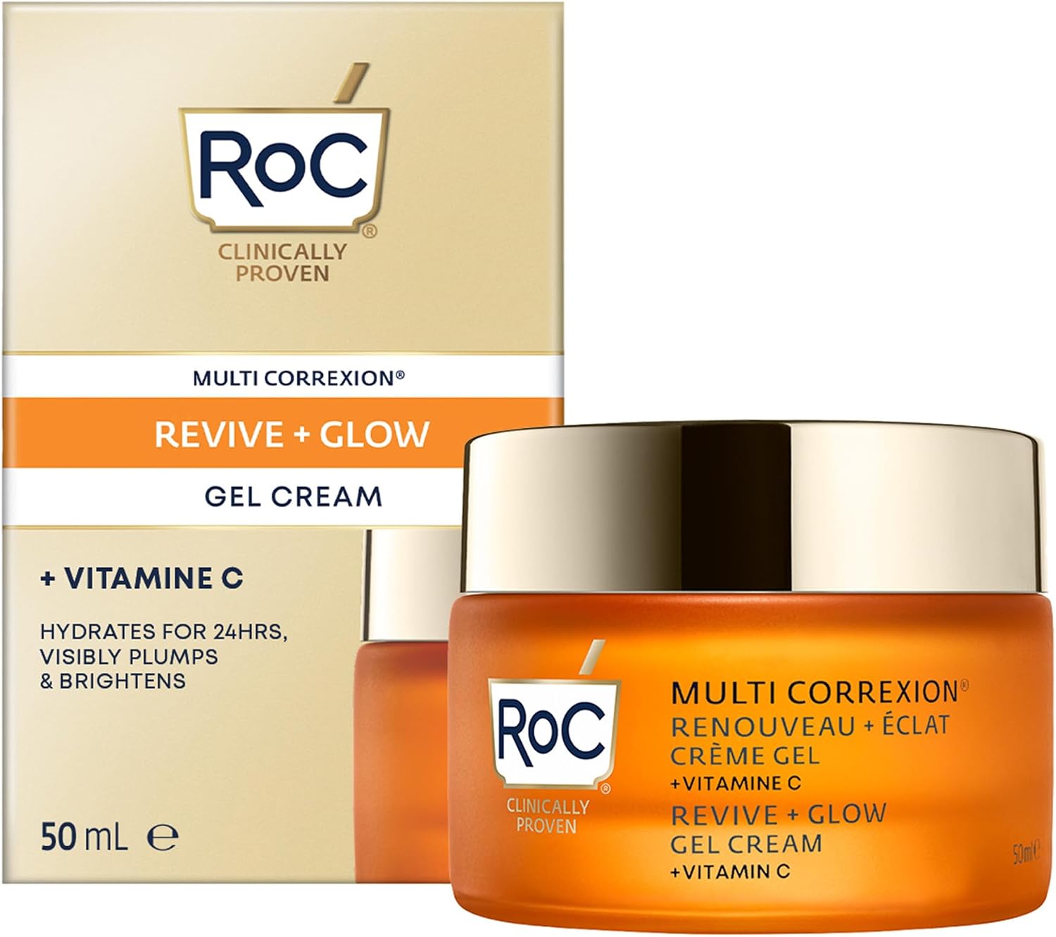 RoC Multi Correxion Revive + Glow gel-creme 50 ml