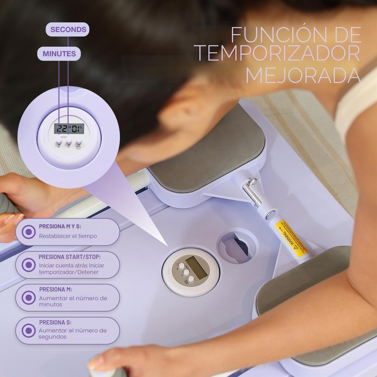 GDSHGS Máquina reformadora de pilates mejorada para el hogar, tabla abdominal multifuncional, rebote automático, rueda de abdominales, equipo de entrenamiento de cuerpo completo