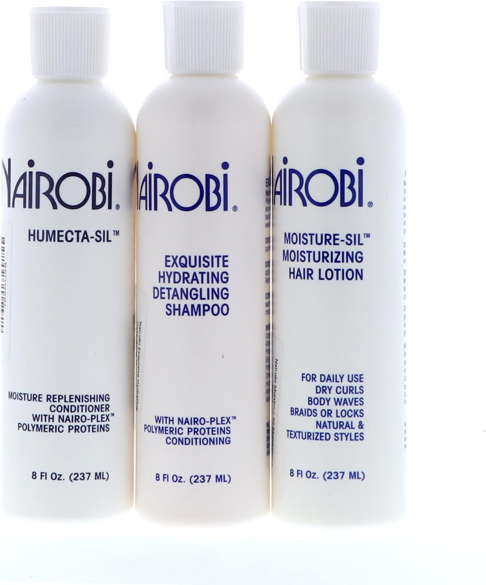 NairobiWrapp-It Shine Foam Wrap, Exquisite Hydrating Detangling Shampoo, Humecta-Sil Conditioner SET