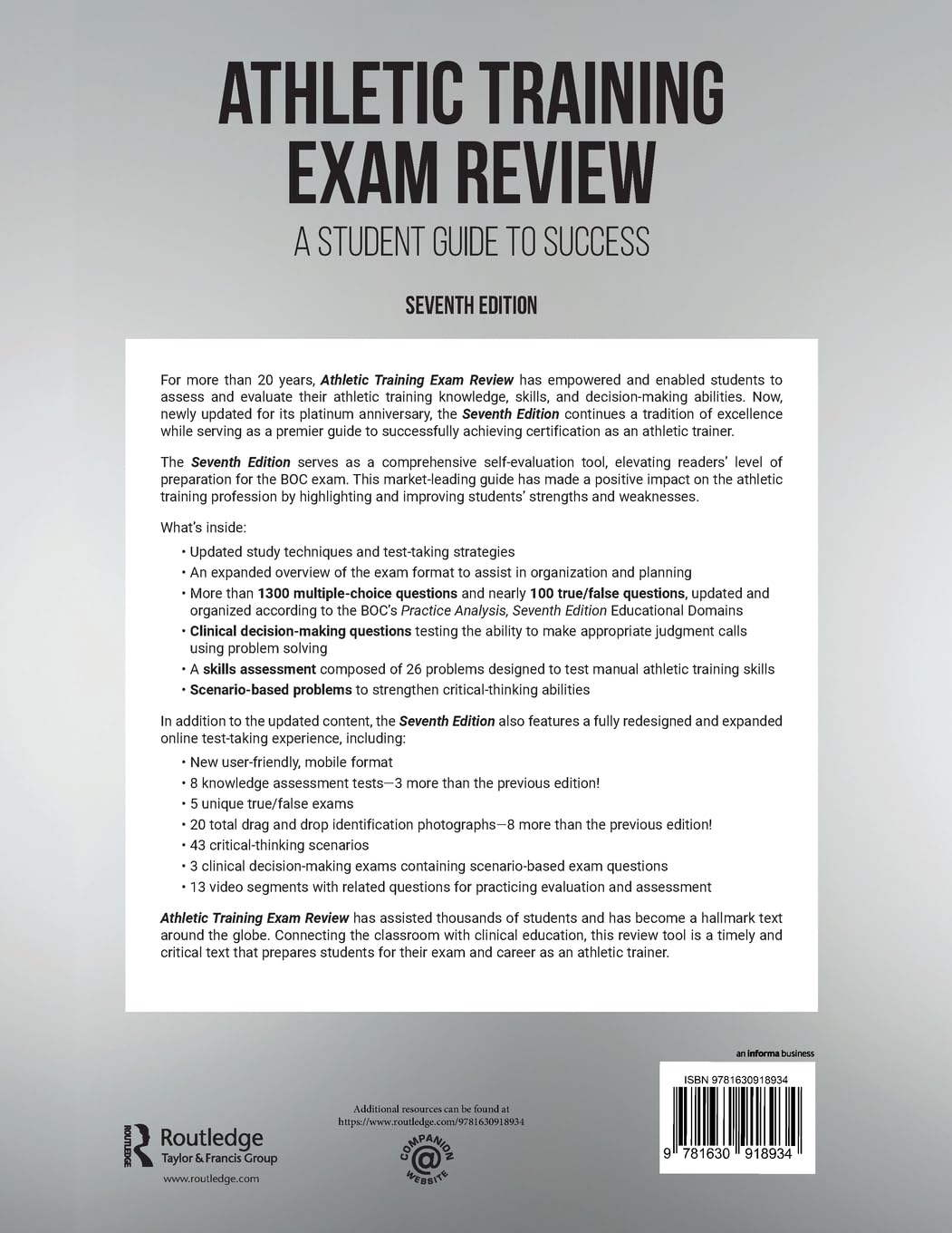Athletic Training Exam Review