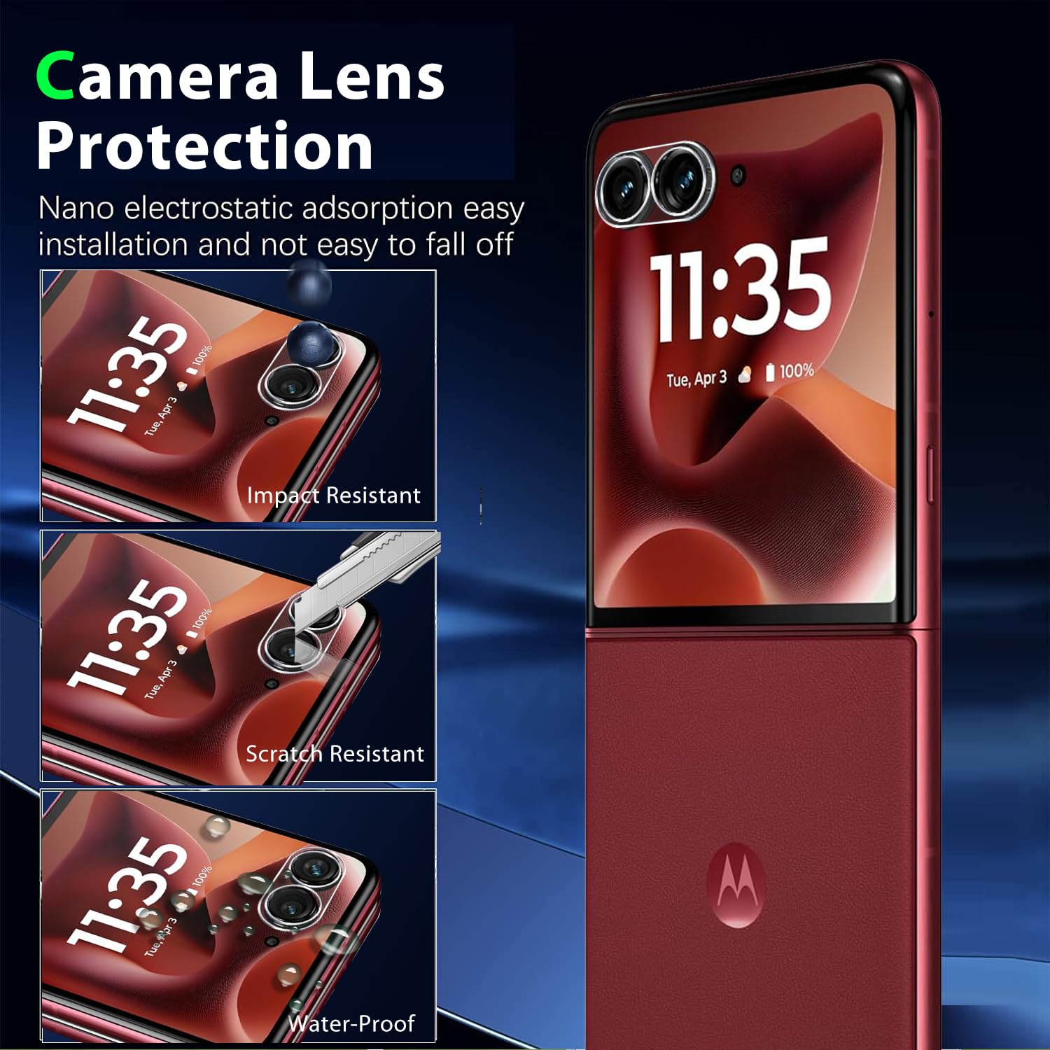 Amazon.com: MOOISVS 2+2packs Screen Protector For Motorola