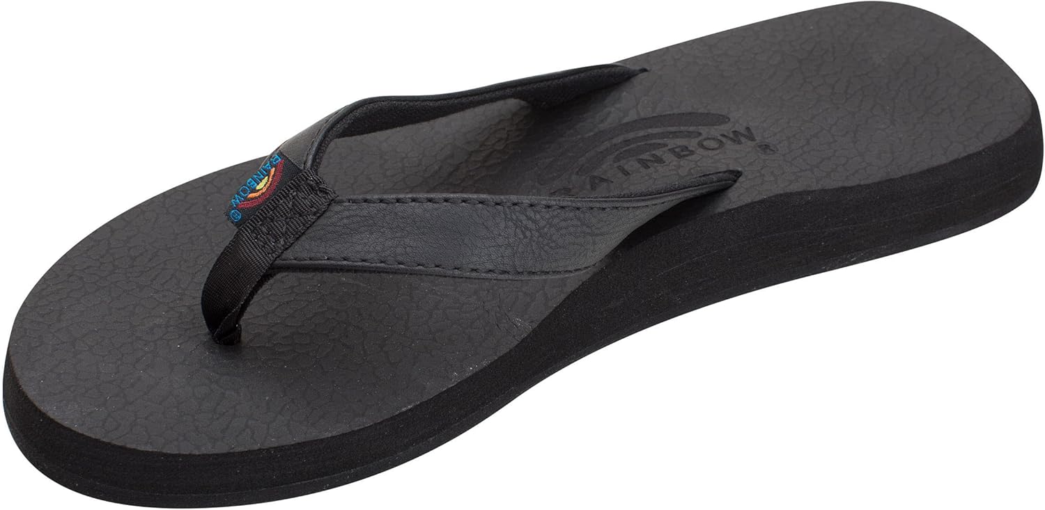 rainbow cloud flip flops