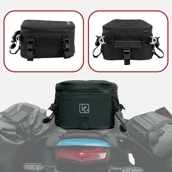 Lone Rider Motorcycle Tail Bag 8L - Semi-Rigid Waterproof Drybag Luggage