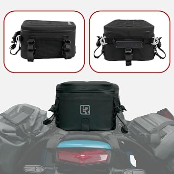 Lone Rider Motorcycle Tail Bag 8L - Semi-Rigid Waterproof Drybag Luggage