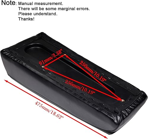 Miniatura 5 de JMCHstore Asiento mejorado de 19 pulgadas para Coleman ct200u 196cc ct200 200cc motor 6.5HP Mini bike Trail Powersports piezas, negro