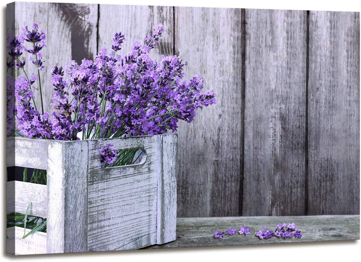 QINGYI Canvas Wall Art Animal Resting Elephant Look at The Moon Wall Pictures Giclee Wall Decor on Canvas Stretched Artwork Living Room Bedroom Ready to Hang