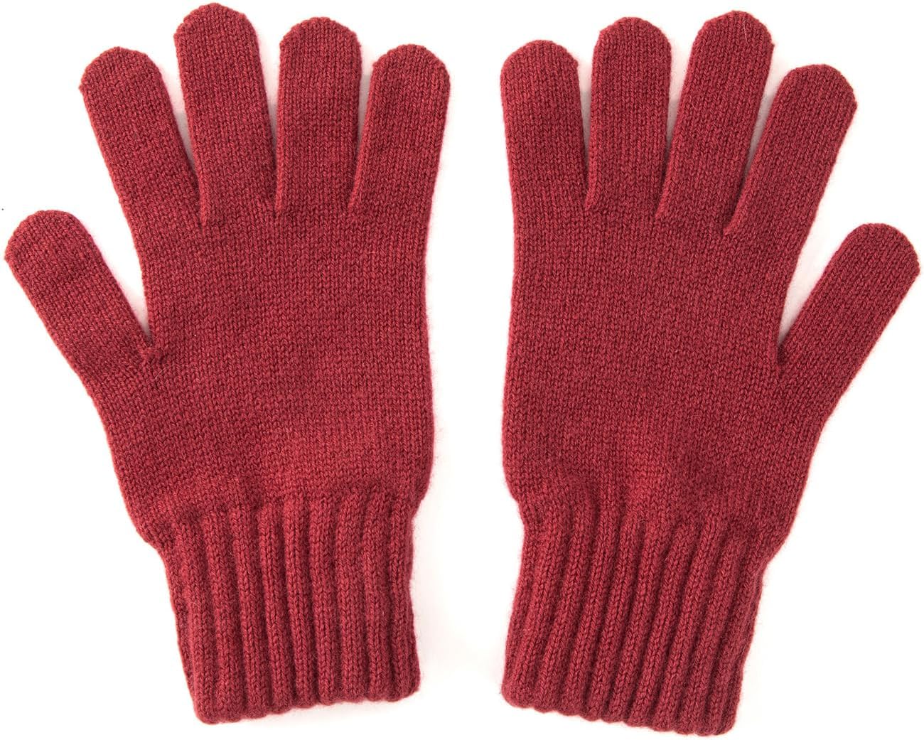 Unisex 3Pcs Cashmere Wool Scarf Hat Gloves Set, Soft Ribbed Cuffed Beanie Glove Scarves Set for Men and Women with Gift Box - Image 4