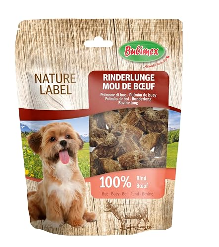 Bubimex - Pulmón de Ternera - Dulce para Perro - Carne Seca 100% Natural