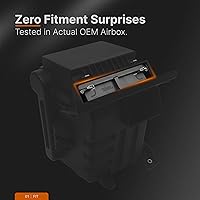 Vista 2 de Spearhead MPG Defense Filtro de Aire del Motor Max Thrust para Vehículos de Cualquier Kilometraje, Se Ajusta Como OEM, Restaura MPG y Aceleración